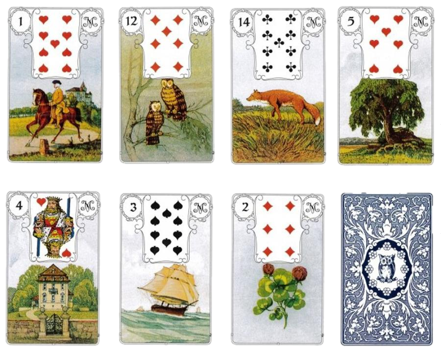 正規品ルノルマンカード】美麗イラスト✨代替カード付53枚